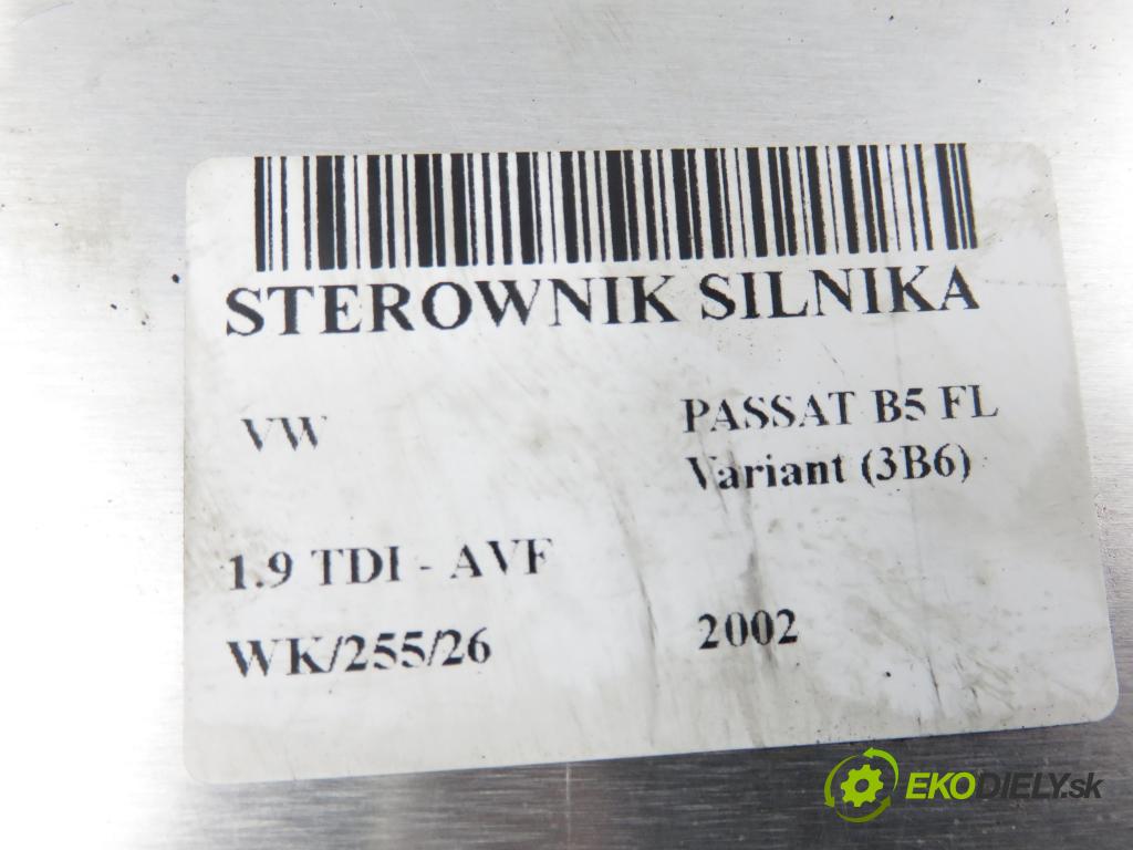 VW PASSAT B5.5 Variant (3B6) KOMBI 2002 96,00 1.9 TDI PD 130 - AVF 1896,00 Riadiaca jednotka Motor 038906019GQ ; 0281010941