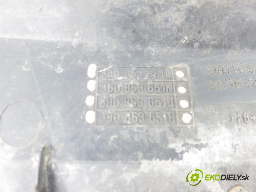 VW PASSAT B5.5 Variant (3B6) KOMBI 2002 96,00 1.9 TDI PD 130 - AVF 1896,00 mřížka / maska 3B0853651L ; 3B0853651K ; 3B0853651J