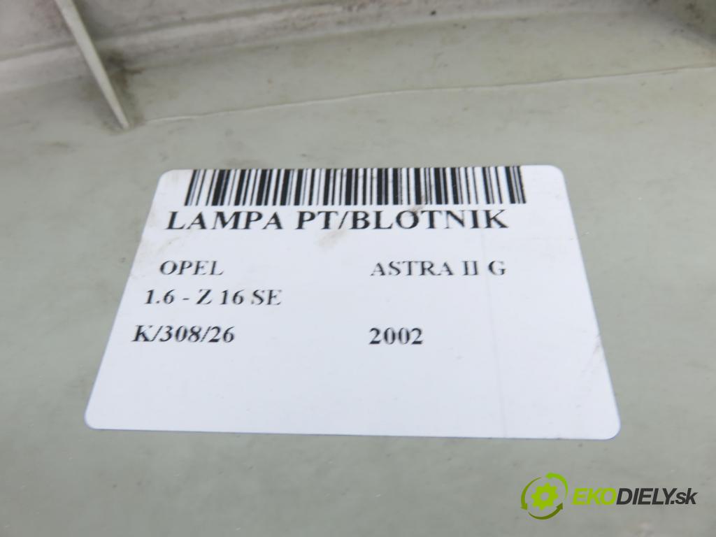 OPEL ASTRA G liftback (T98) HB 2002 62,00 1.6 8V - Z 16 SE 1598,00 Svetlo pravé zadné 90521544