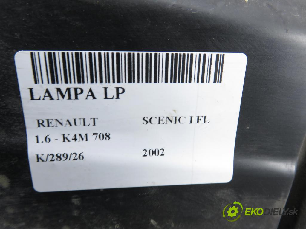 RENAULT SCENIC I (JA0/1_) MINIVAN 2002 0,00 1.6 - K4M 708 1598,00 světlo LP 7700432098 ; 7701047604
