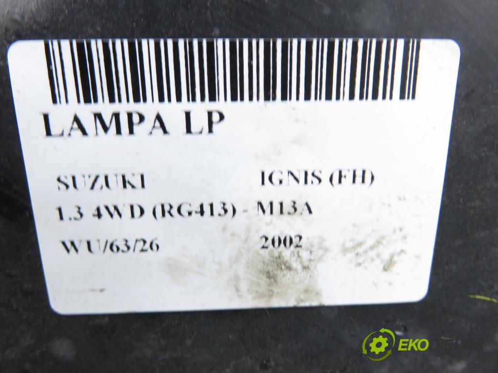 SUZUKI IGNIS (FH) HB 2002 61,00 1.3 4WD 83 (RG413) - M13A 1328,00 světlo LP 