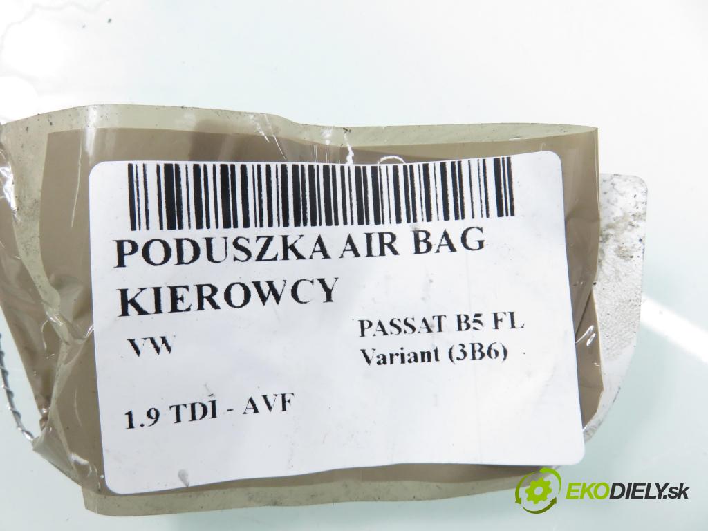 VW PASSAT B5.5 Variant (3B6) KOMBI 2002 96,00 1.9 TDI PD 130 - AVF 1896,00 AirBag air BAG volantu 3B0880201BJ