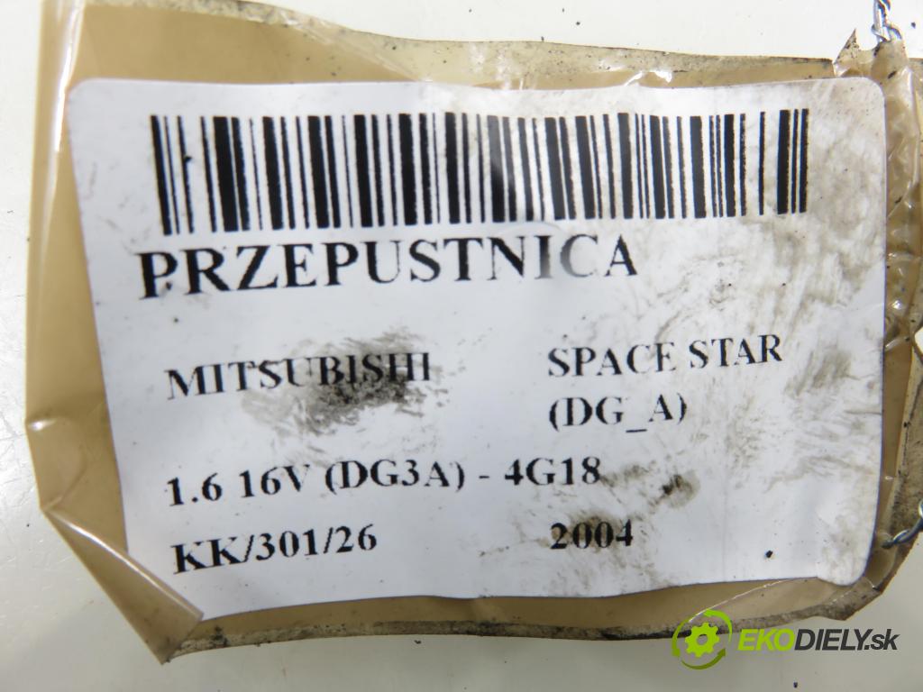 MITSUBISHI SPACE STAR nadwozie wielkoprzestrzenne (MPV) (DG_A) MINIVAN 2004 72,00 1.6 16V (DG3A) 98 - 4G18 1584,00 škrtíci klapka AC50356 (Škrticí klapka)