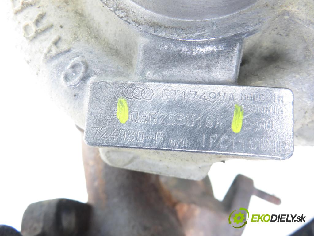 VW TOURAN (1T1, 1T2) MINIVAN 2005 103,00 2.0 TDI 16V 140 - BKD 1968,00 Turbodúchadlo 03G253019A (Turbodúchadlo (kompletné))