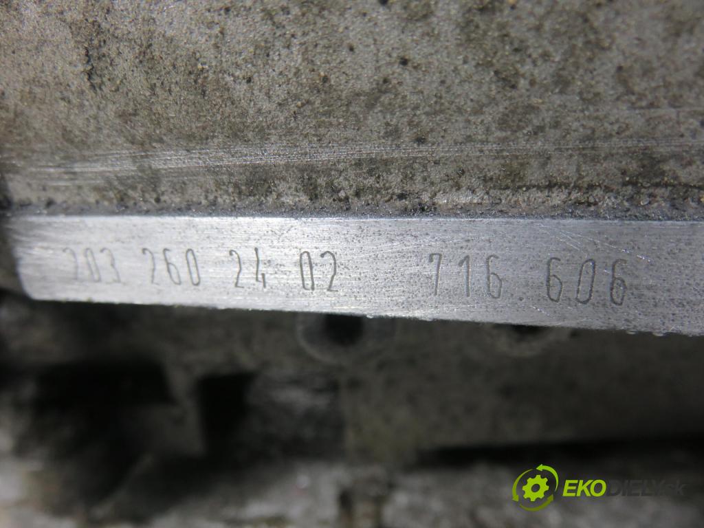 MERCEDES-BENZ KLASA C T-Model (S203) KOMBI 2005 90,00 C 200 CDI (203.207) 122 - OM 646.962 2148,00 Prevodovka MANUALNA 2032602402 ; 716606