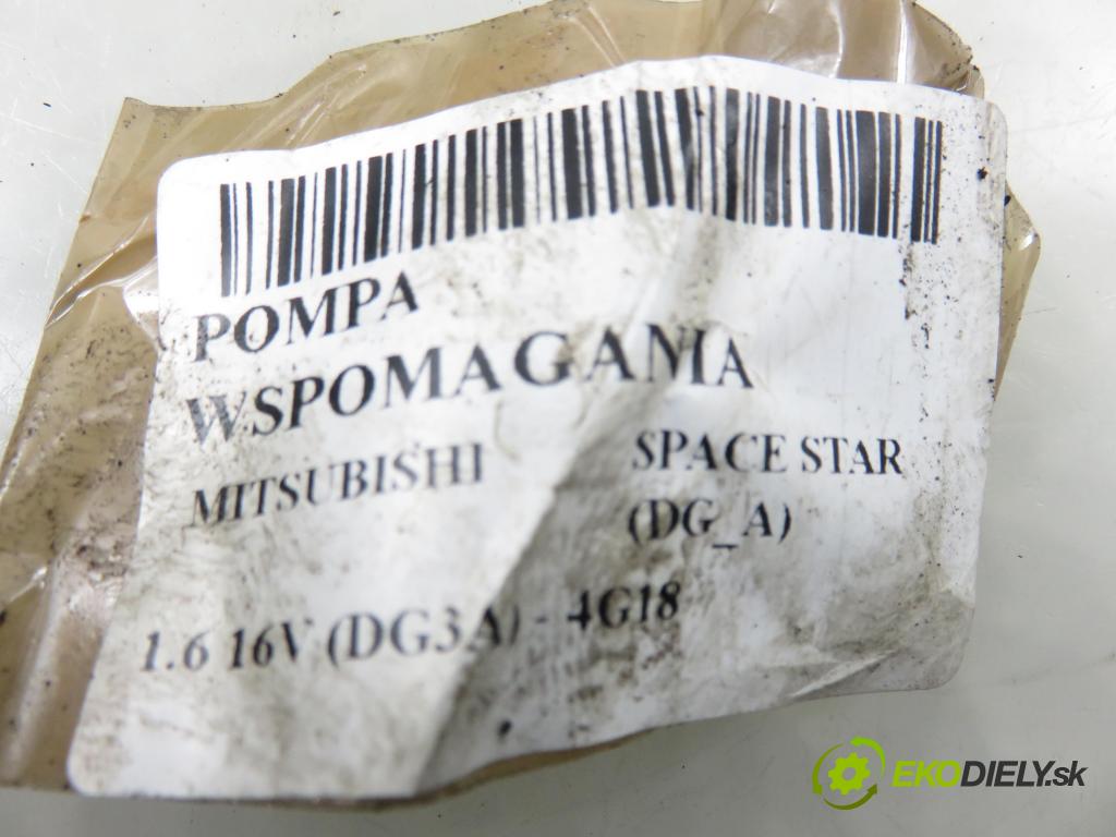 MITSUBISHI SPACE STAR nadwozie wielkoprzestrzenne (MPV) (DG_A) MINIVAN 2004 72,00 1.6 16V (DG3A) 98 - 4G18 1584,00 pumpa servočerpadlo MR916044 (Servočerpadlo)