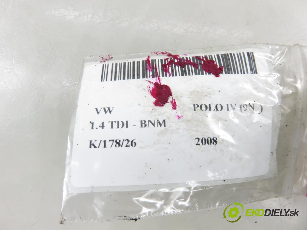 VW POLO (9N_) HB 2008 51,00 1.4 TDI - BNM 1422,00 rúrka / Rúra servočerpadlo 6R1423893