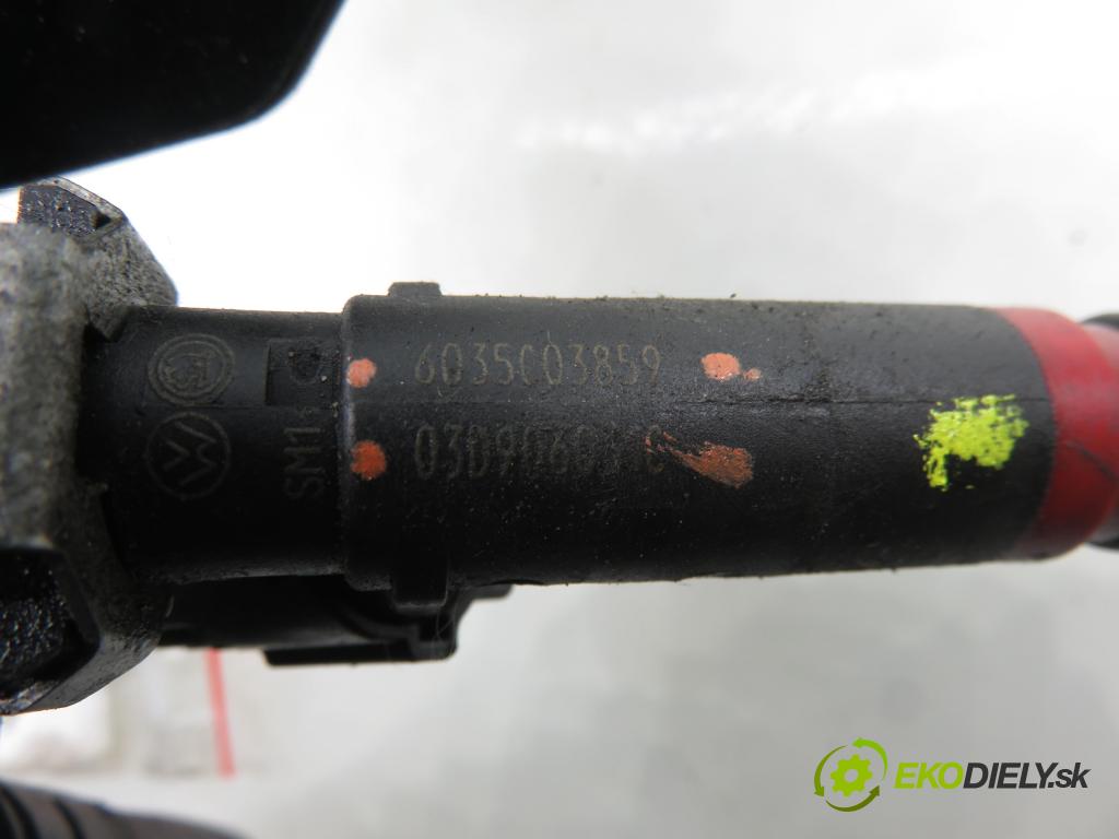 VW POLO (9N_) HB 2006 40,00 1.2 - BMD 1198,00 lišta vstřikovací 03D906031C ; 6035C03852 ; 03D133319F (Vstřikovací lišta)