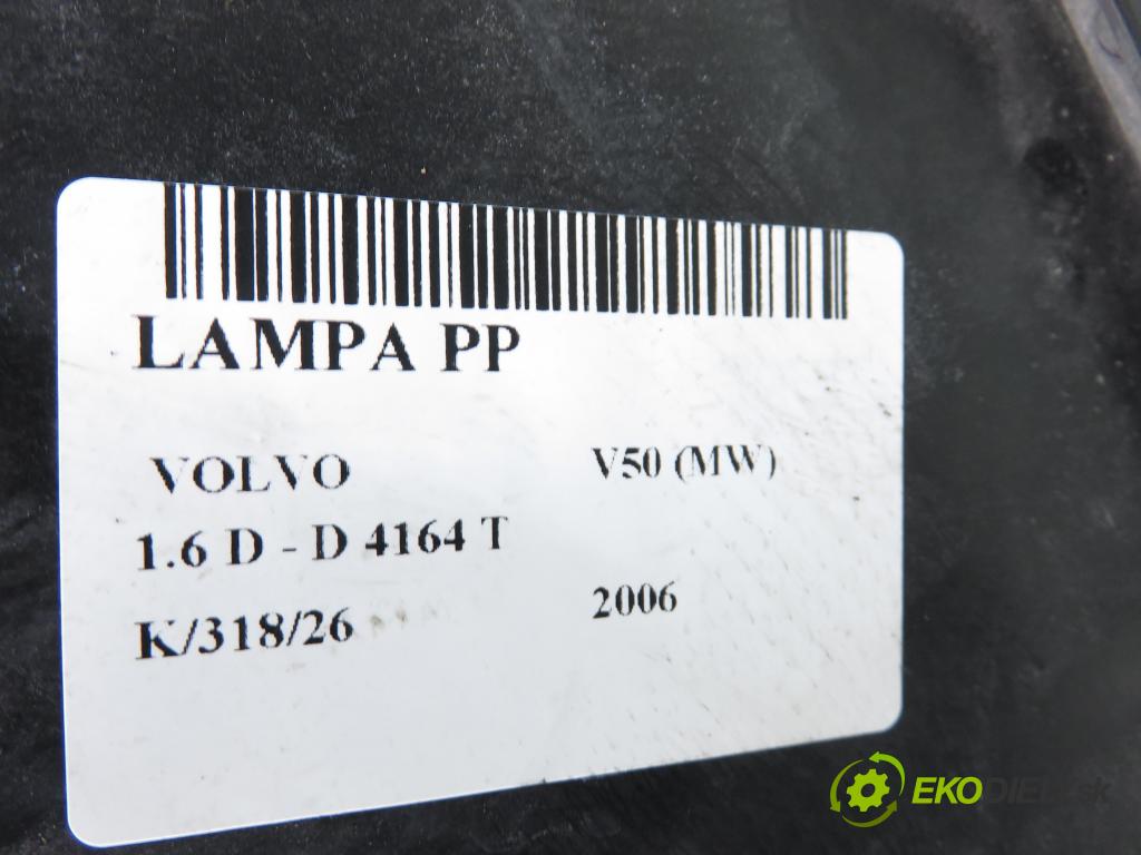 VOLVO V50 (MW) KOMBI 2006 80,00 1.6 D - D 4164 T 1560,00 Svetlo LP 30698886rh ; 0301198204