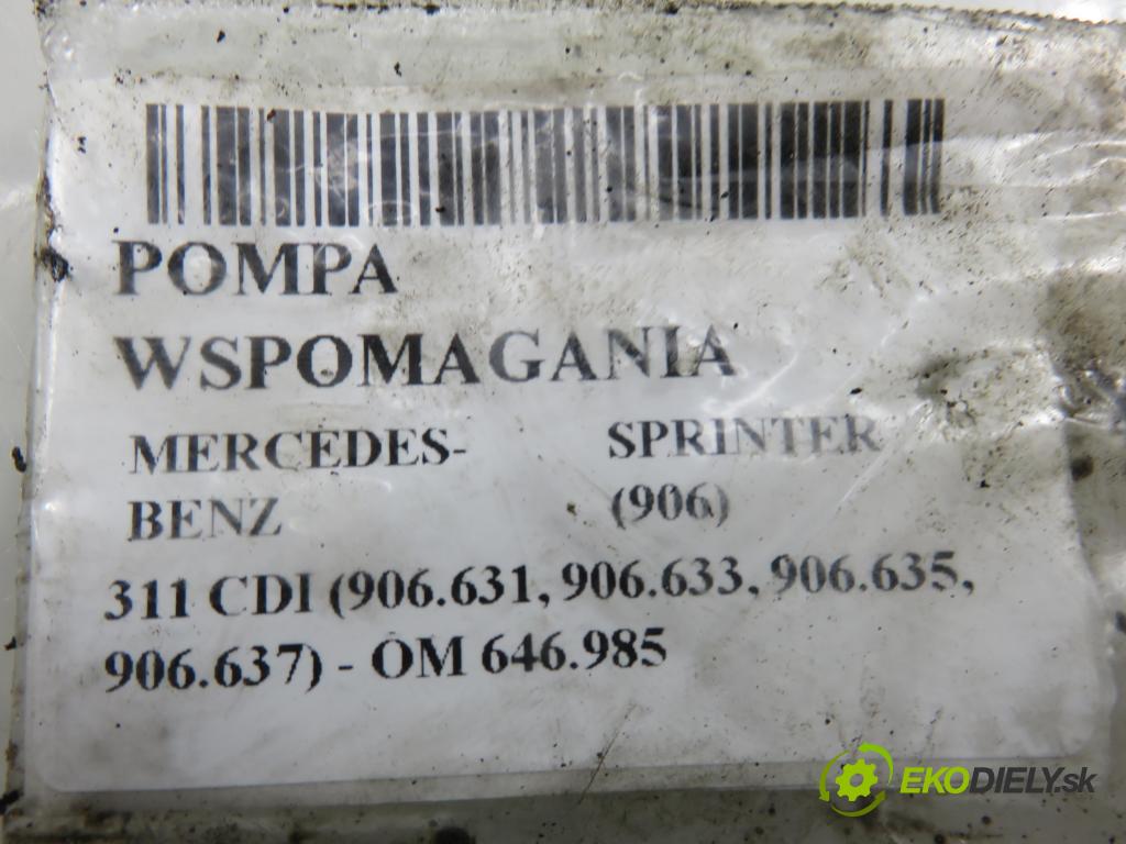 MERCEDES-BENZ SPRINTER 3,5-t Skrzynia (906) FURGON 2007 80,00 311 CDI (906.631, 906.633, 906.635, 906.637) - OM  2148,00 Pumpa servočerpadlo  (Servočerpadlo)