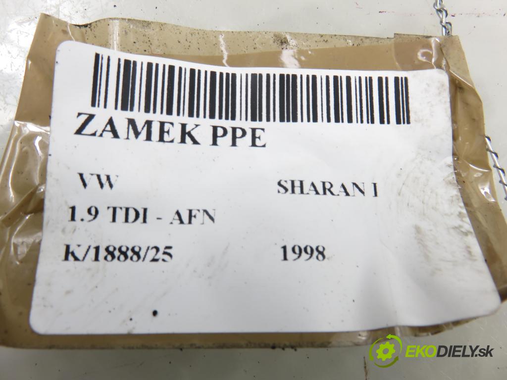 VW SHARAN (7M8, 7M9, 7M6) MINIVAN 1998 81,00 1.9 TDI 110 - AFN 1896,00 zámok PPE 93BG220A20DD