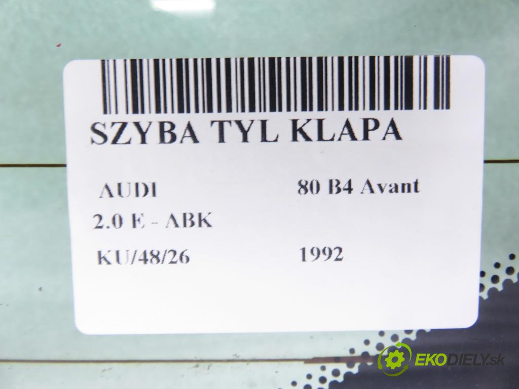 AUDI 80 Avant (8C, B4) KOMBI 1992 85,00 2.0 E - ABK 1984,00 Okno zadné kapota