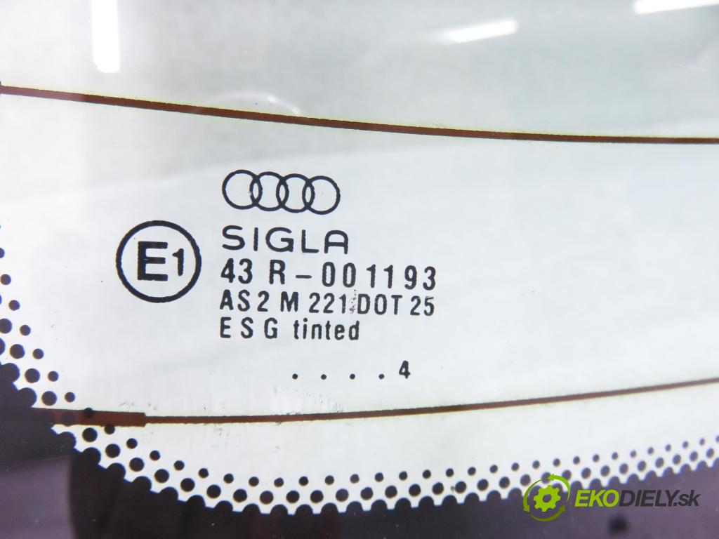 AUDI 80 Avant (8C, B4) KOMBI 1992 85,00 2.0 E - ABK 1984,00 Okno zadné kapota