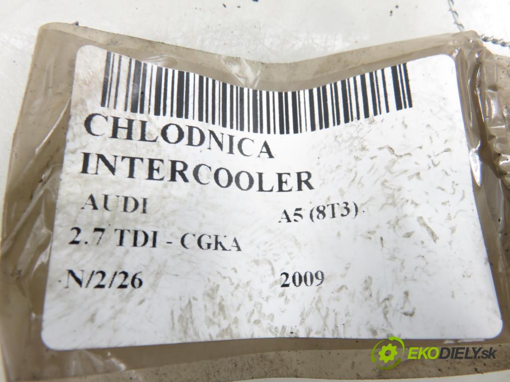 AUDI A5 (8T3) COUPE 2009 140,00 2.7 TDI - CGKA 2698,00 chladič intercooler 8K0145805E