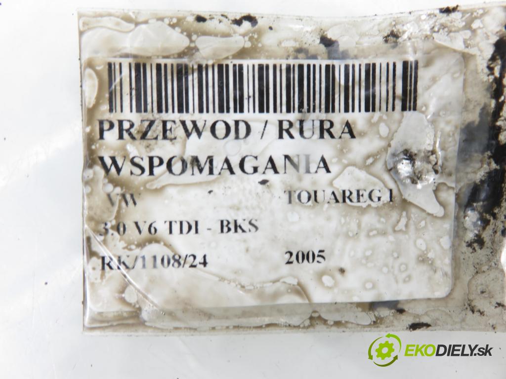 VW TOUAREG (7LA, 7L6, 7L7) SUV 2005 165,00 3.0 V6 TDI 224 - BKS 2967,00 rúrka / Rúra servočerpadlo 7L6422893B