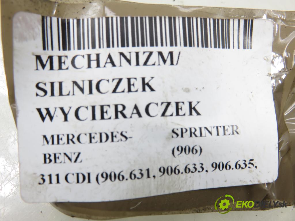MERCEDES-BENZ SPRINTER 3,5-t Skrzynia (906) FURGON 2007 80,00 311 CDI (906.631, 906.633, 906.635, 906.637) - OM  2148,00 MECHANISMUS/ motorek stěračů 404955