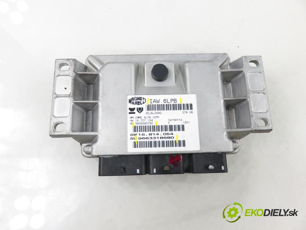 PEUGEOT 307 SW (3H) KOMBI 2007 103,00 2.0 16V - RFN (EW10J4) 1997,00 řídící jednotka motora 9663318680 ; 9659580780 ; IAW6LPB