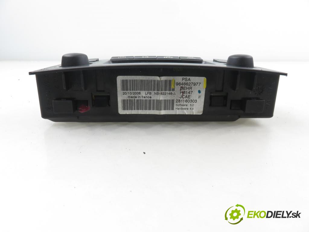 PEUGEOT 307 SW (3H) KOMBI 2007 103,00 2.0 16V - RFN (EW10J4) 1997,00 Panel kúrenia KLIMATRONIK 9646627977