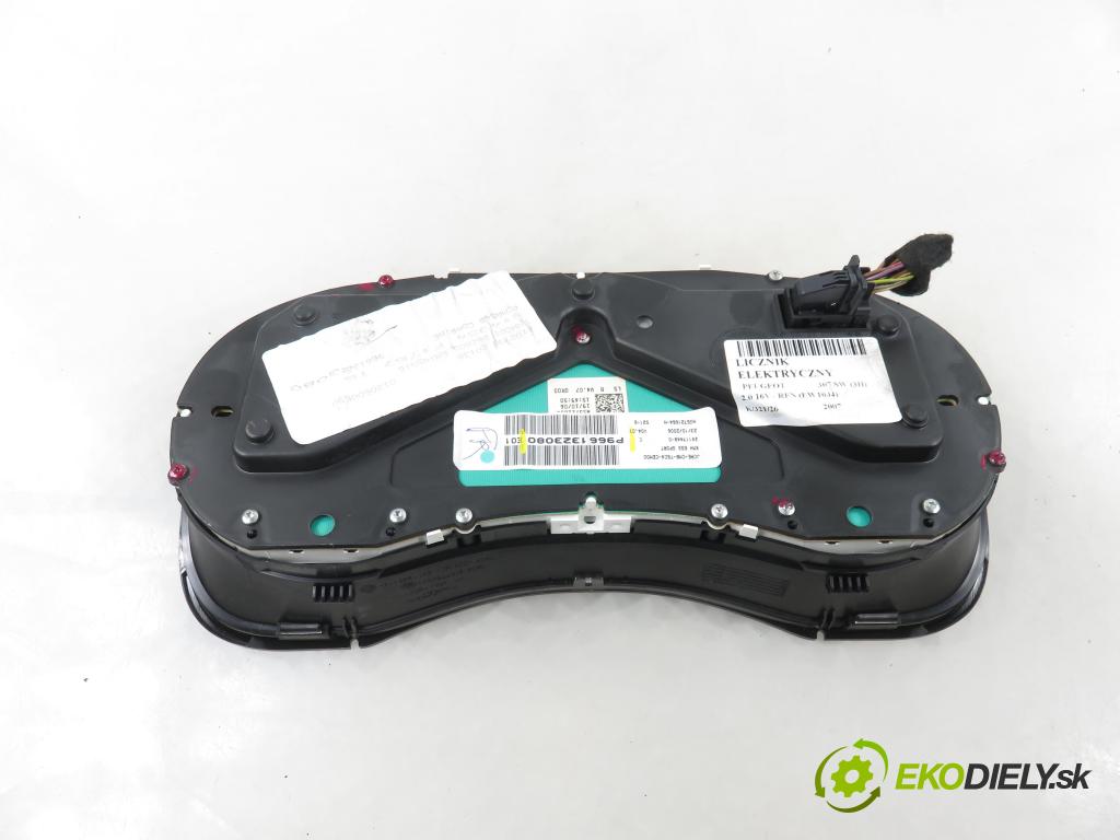 PEUGEOT 307 SW (3H) KOMBI 2007 103,00 2.0 16V - RFN (EW10J4) 1997,00 Prístrojovka elektrický 9661323080 ; P9661323080