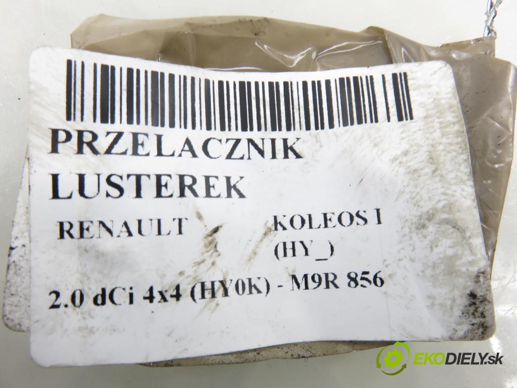 RENAULT KOLEOS I (HY_) SUV 2011 110,00 2.0 dCi 4x4 150 1995,00 prepínač spätných zrkadiel 255700D