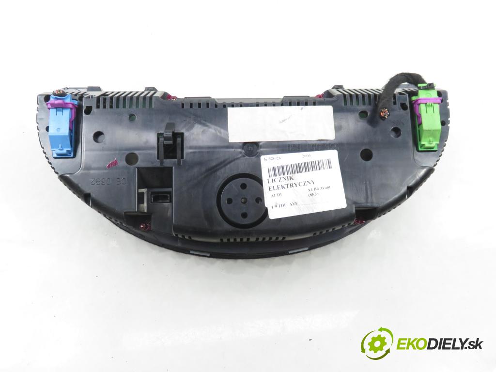 AUDI A4 Avant (8E5, B6) KOMBI 2003 96,00 1.9 TDI PD 130 - AVF 1896,00 Prístrojovka elektrický 8E0920900M ; 0263626045