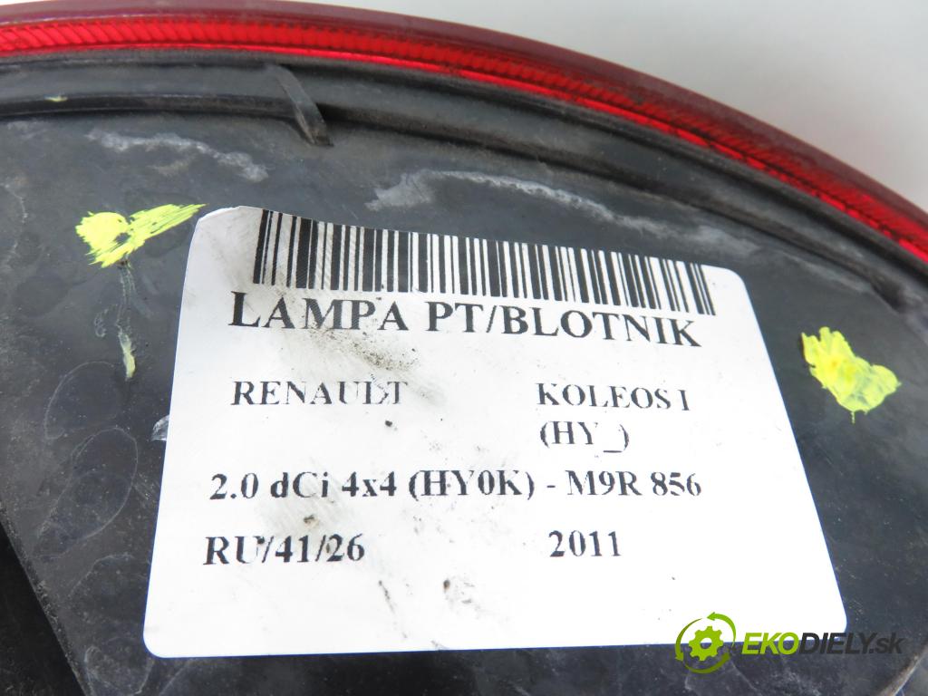 RENAULT KOLEOS I (HY_) SUV 2011 110,00 2.0 dCi 4x4 150 1995,00 Svetlo pravé zadné
