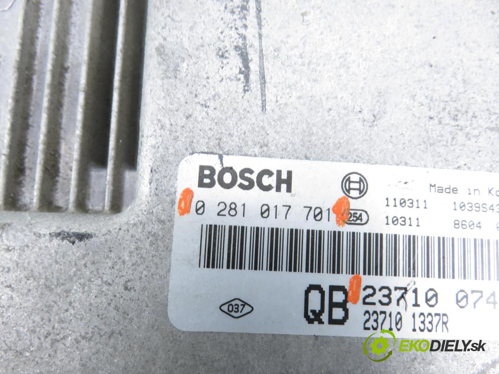 RENAULT KOLEOS I (HY_) SUV 2011 110,00 2.0 dCi 4x4 150 1995,00 řídící jednotka motora 0281017701 ; 237100746R