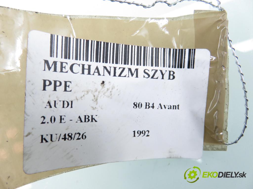 AUDI 80 Avant (8C, B4) KOMBI 1992 85,00 2.0 E - ABK 1984,00 Mechanizmus okien 893959802B ; 893837398A