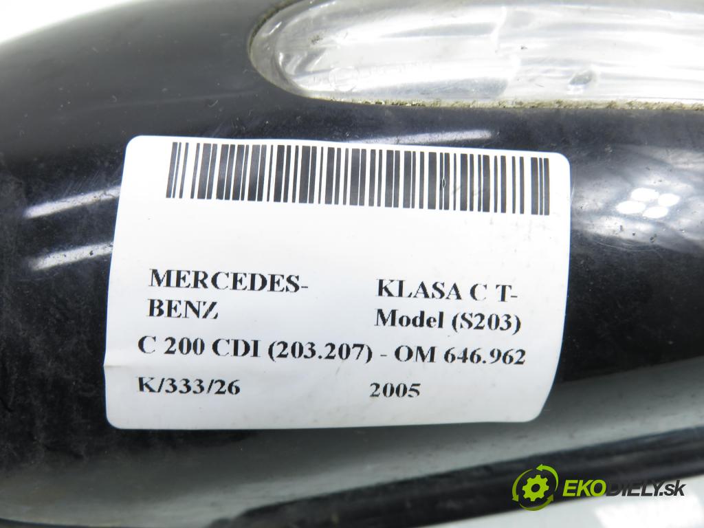 MERCEDES-BENZ KLASA C T-Model (S203) KOMBI 2005 90,00 C 200 CDI (203.207) 122 - OM 646.962 2148,00 Spätné zrkadlo LE 413133417