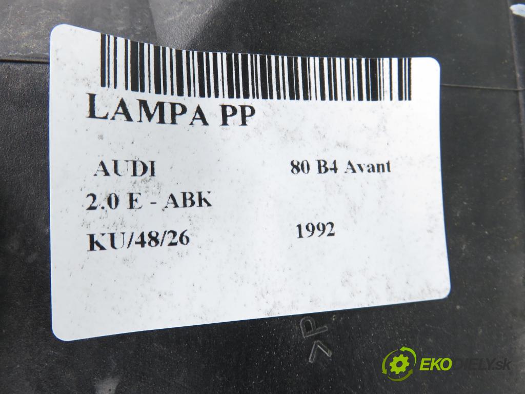 AUDI 80 Avant (8C, B4) KOMBI 1992 85,00 2.0 E - ABK 1984,00 Svetlo PP 1307022102 ; 893941030E