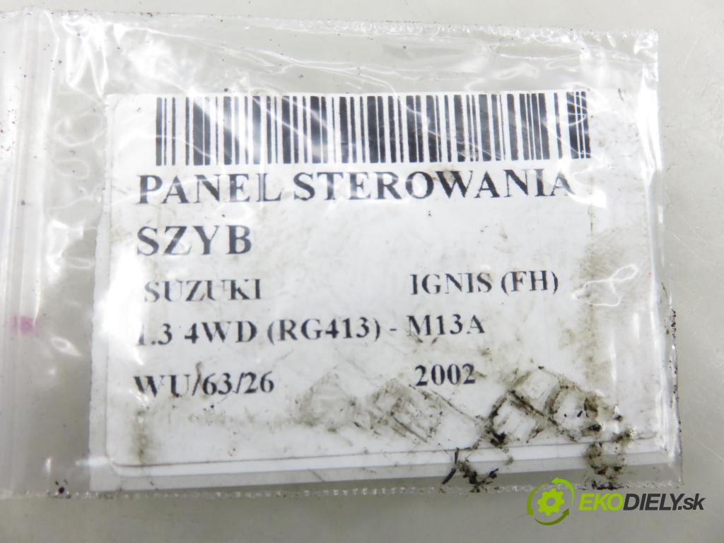 SUZUKI IGNIS (FH) HB 2002 61,00 1.3 4WD 83 (RG413) - M13A 1328,00 Panel ovládania okien 3799075F0