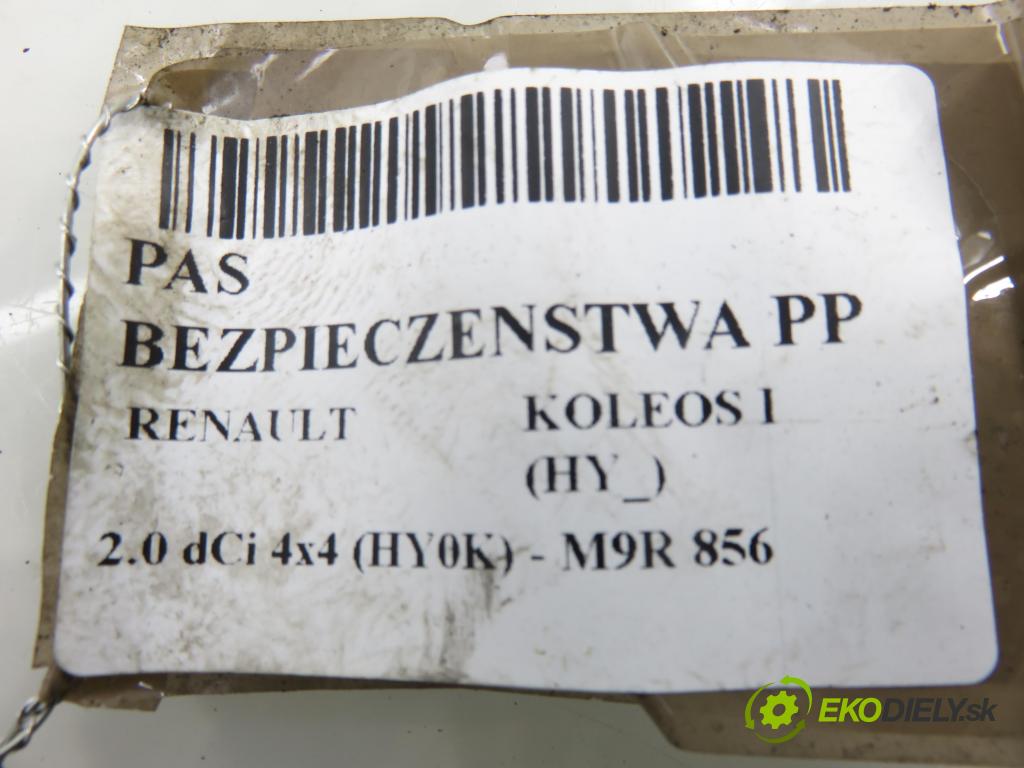 RENAULT KOLEOS I (HY_) SUV 2011 110,00 2.0 dCi 4x4 150 1995,00 Držiak bezpečnostný PP 868841116R
