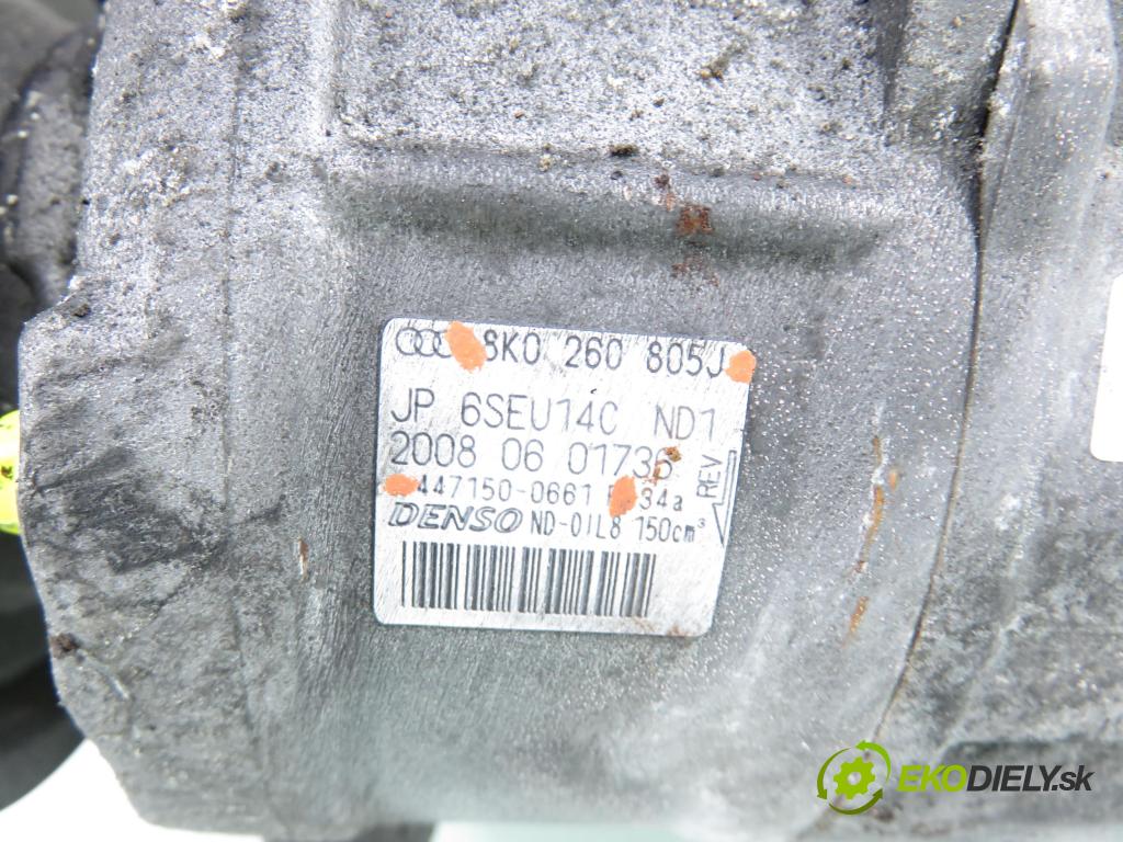 AUDI A5 (8T3) COUPE 2009 140,00 2.7 TDI - CGKA 2698,00 KOMPRESOR: klimatizácie 8K0260805J ; 4471500661 (Kompresor klimatizácie)