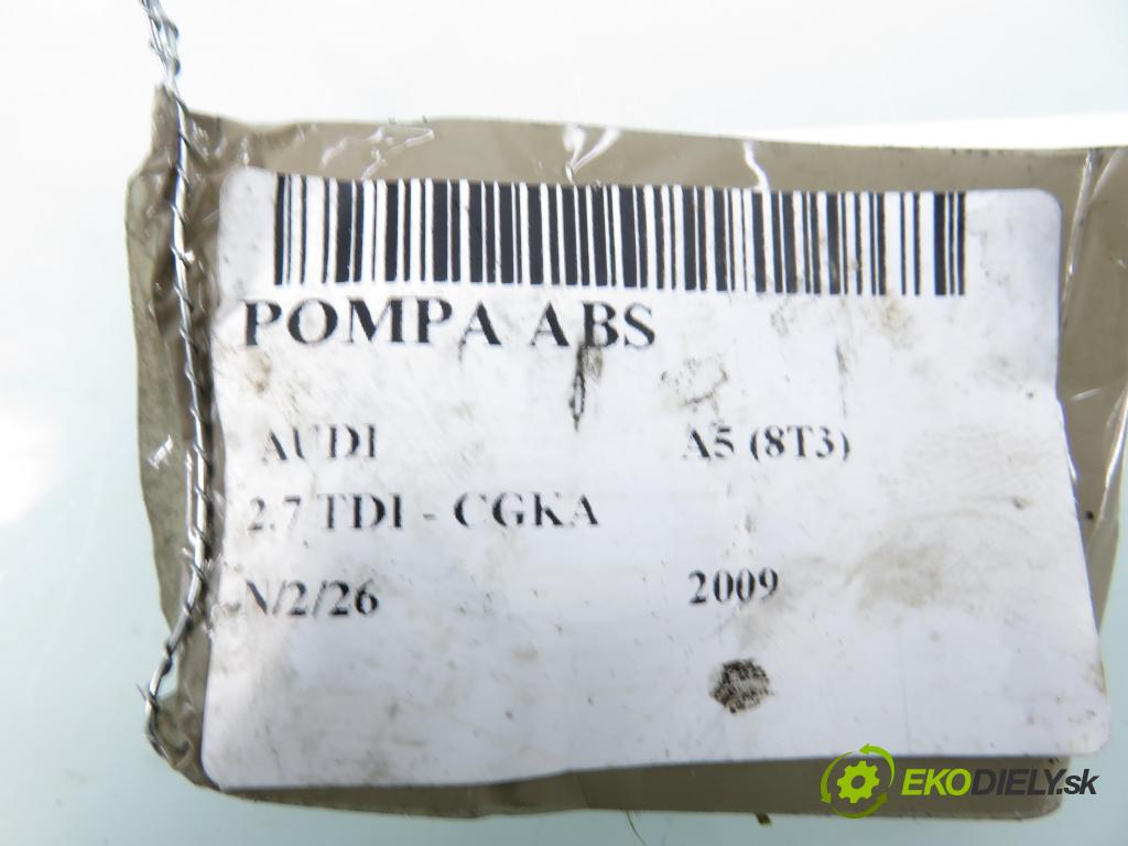 AUDI A5 (8T3) COUPE 2009 140,00 2.7 TDI - CGKA 2698,00 Pumpa ABS 8K0907379AC ; 0265236092 ; 8242K0105 (Pumpa ABS)