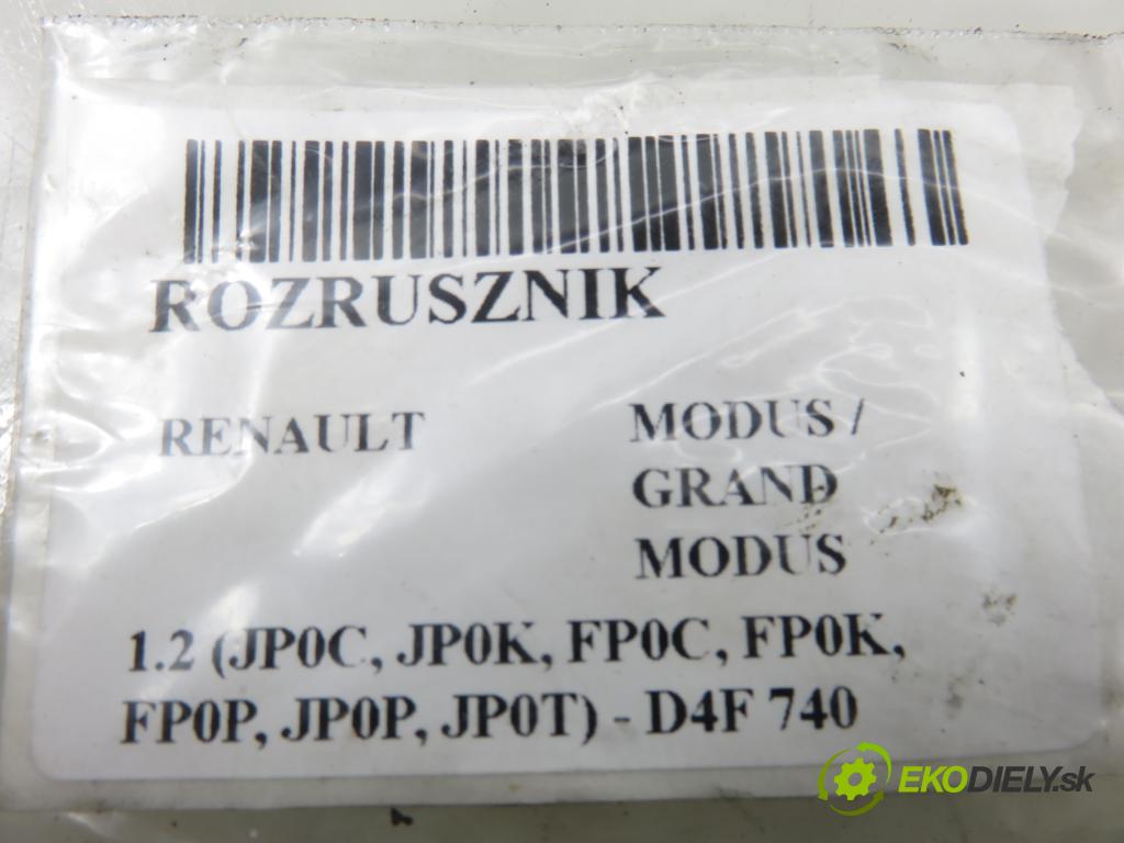 RENAULT MODUS / GRAND MODUS (F/JP0_) HB 2005 55,00 1.2 (JP0C, JP0K, FP0C, FP0K, FP0P, JP0P, JP0T) - D 1149,00 Štartér 8200369521 ; TS8E6 (Štartér)