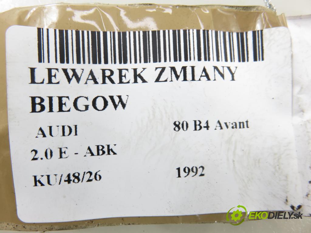 AUDI 80 Avant (8C, B4) KOMBI 1992 85,00 2.0 E - ABK 1984,00 ZVEDÁK: