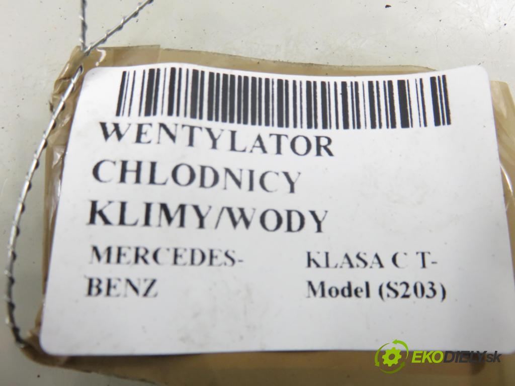 MERCEDES-BENZ KLASA C T-Model (S203) KOMBI 2005 90,00 C 200 CDI (203.207) 122 - OM 646.962 2148,00 ventilátor chladič PODNEBÍ / VODA A2035400688