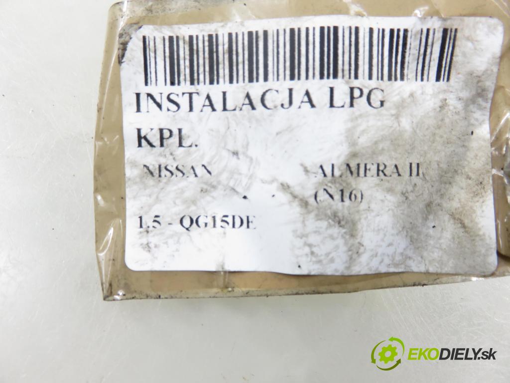 NISSAN ALMERA II Hatchback (N16) HB 2005 72,00 1.5 - QG15DE 1498,00 lišta vstřikovací LPG 09SQ99020021 ; 67R010185