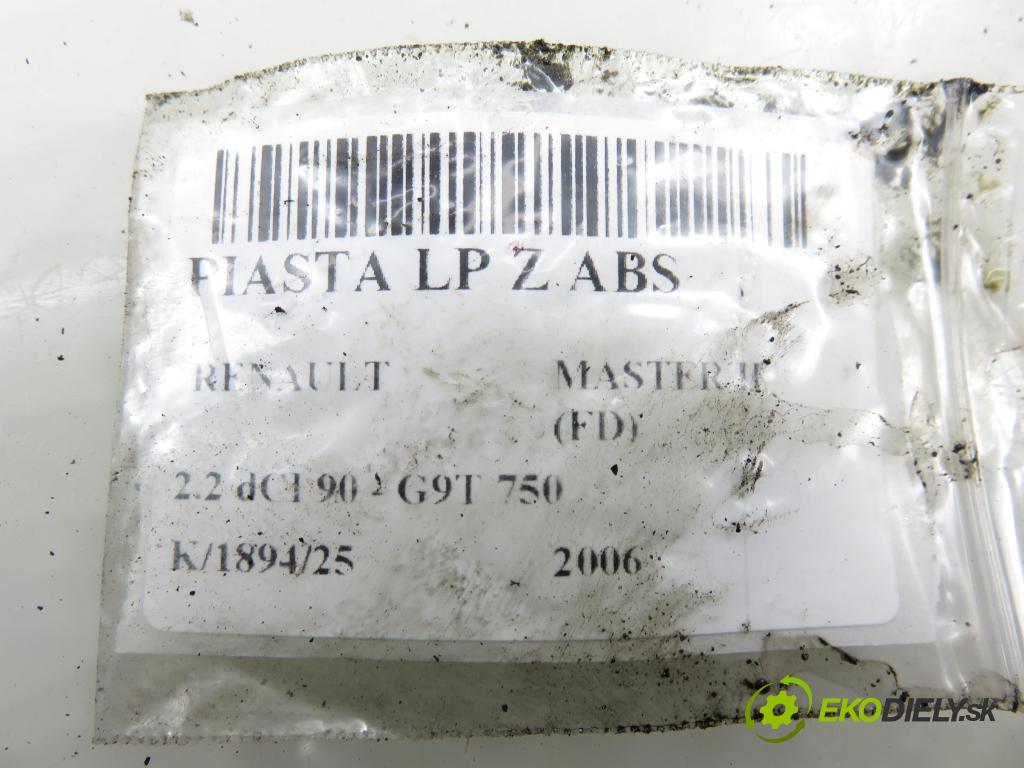RENAULT MASTER II Skrzynia (FD) FURGON 2006 66,00 2.2 dCI 90 - G9T 750 2188,00 náboj LP ABS 