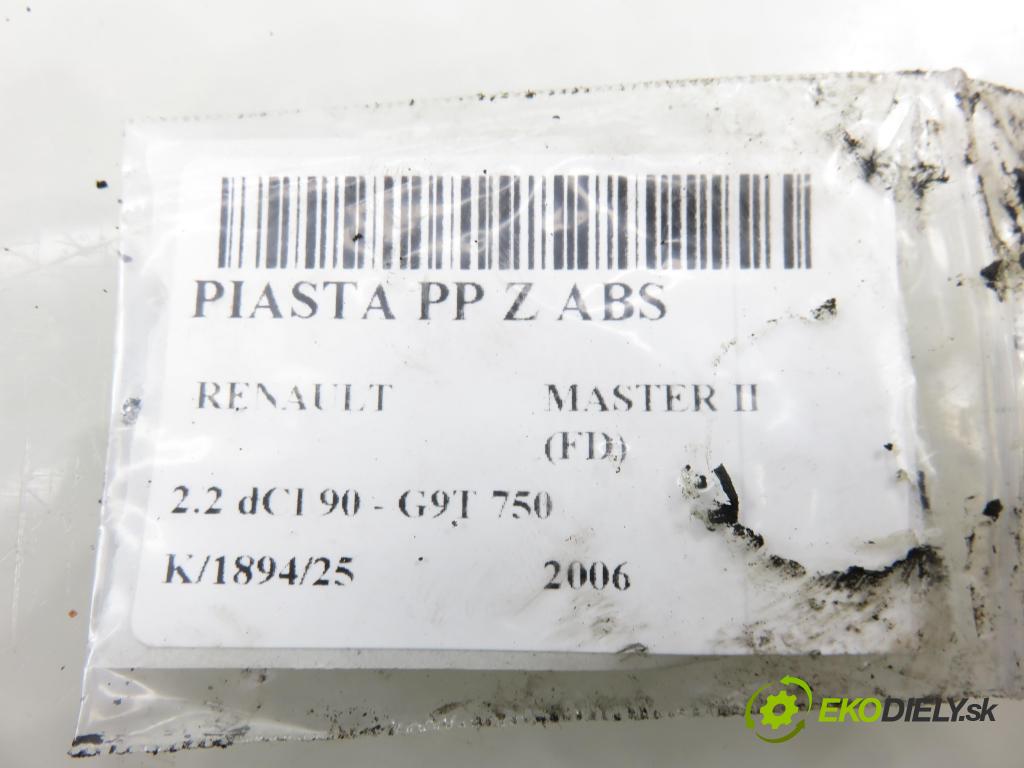 RENAULT MASTER II Skrzynia (FD) FURGON 2006 66,00 2.2 dCI 90 - G9T 750 2188,00 náboj PP ABS 