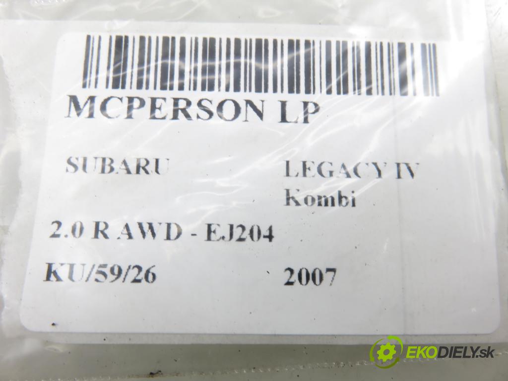 SUBARU LEGACY IV Kombi (BP) KOMBI 2007 121,00 2.0 16V DOHC AWD (BP5) - EJ204 EJ20F BiFuel 1994,00 MCPERSON LP