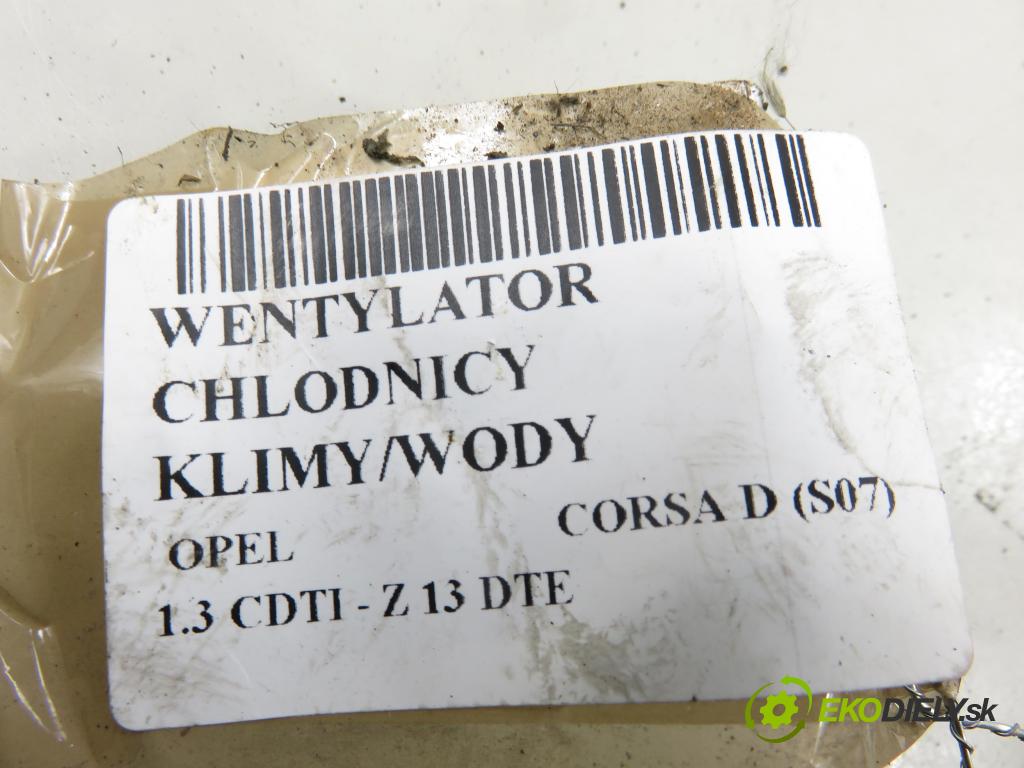OPEL CORSA D (S07) HB 2010 70,00 1.3 CDTI - Z 13 DTE 1248,00 Ventilátor chladič klíma/voda 466119570
