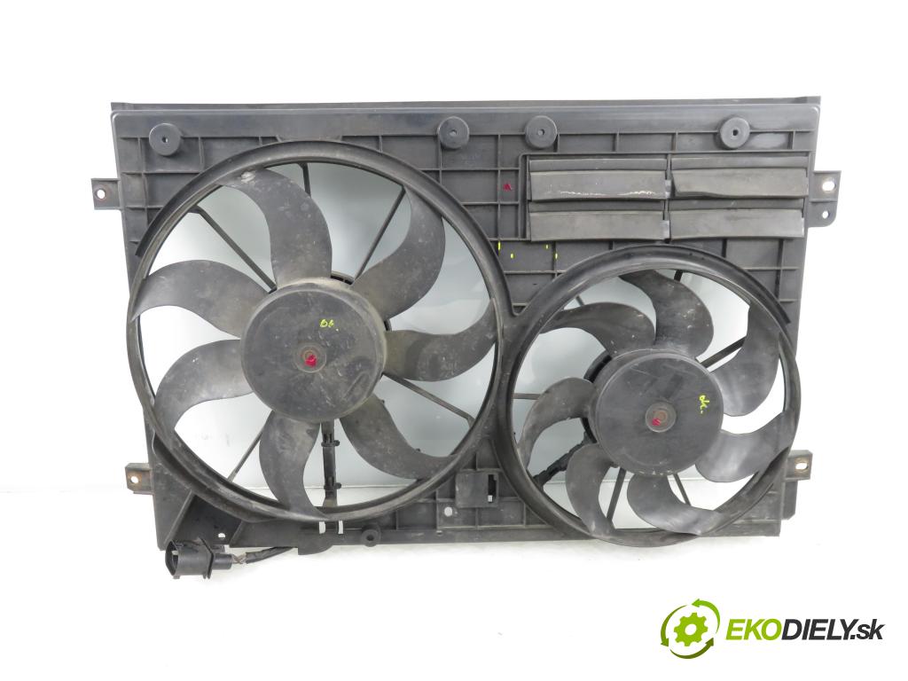 AUDI A3 (8P1) HB 2003 103,00 2.0 TDI PD 16V 140 1968,00 Ventilátor chladič klíma/voda 1K0121207BC ; 1K0121205AB