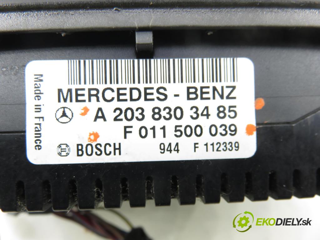 MERCEDES-BENZ KLASA C T-Model (S203) KOMBI 2005 90,00 C 200 CDI (203.207) 122 - OM 646.962 2148,00 Panel kúrenia KLIMATRONIK A2038303485 ; F011500039