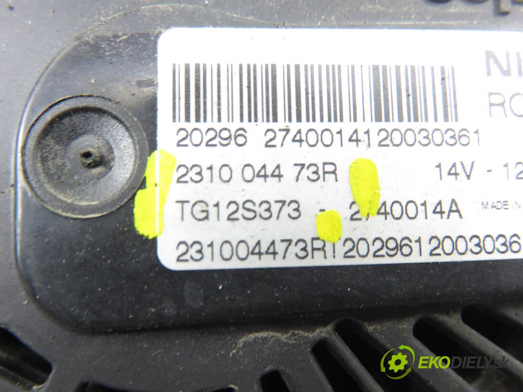 DACIA DUSTER (HM_) SUV 2021 74,00 1.0 TCe 100 (HMMT) 999,00 Alternátor 231004473R ; TG12S373 (Alternátor)