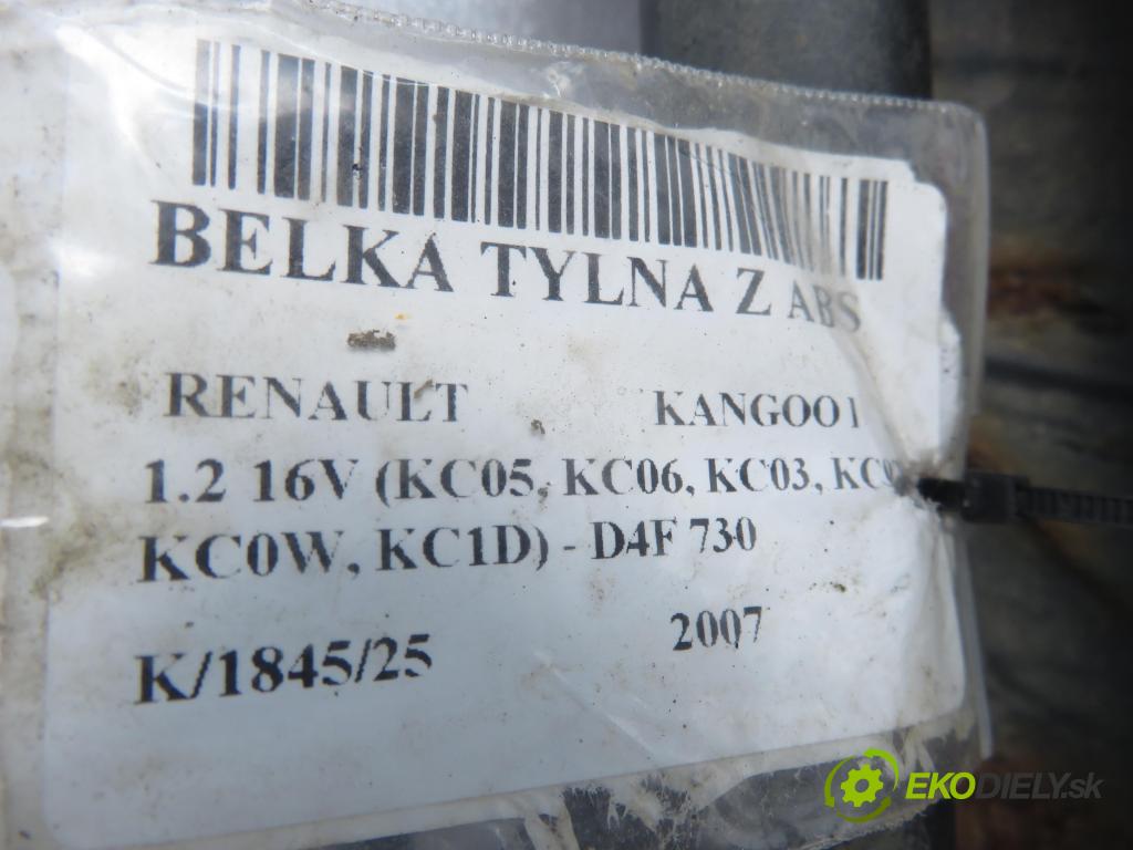 RENAULT KANGOO (KC0/1_) KOMBIVAN 2007 55,00 1.2 16V (KC05, KC06, KC03, KC0T, KC0W, KC1D) - D4F 1149,00 výztuha zadní část ABS
