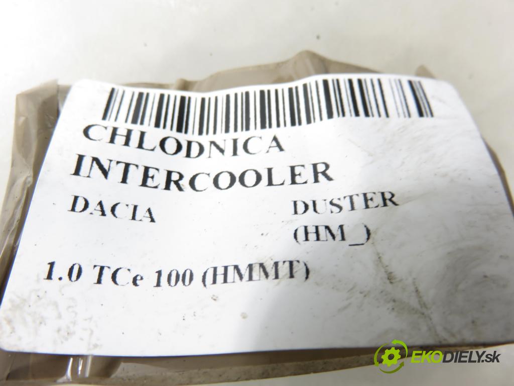 DACIA DUSTER (HM_) SUV 2021 74,00 1.0 TCe 100 (HMMT) 999,00 chladič intercooler 14461B681A ; 144965154R