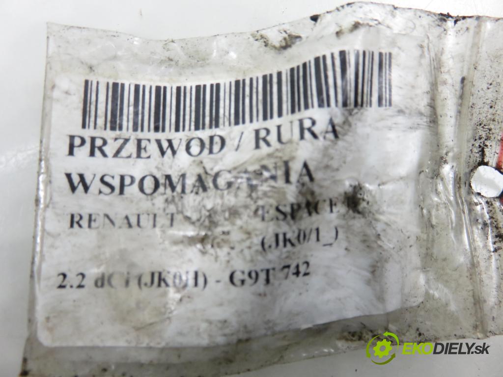 RENAULT ESPACE IV (JK0/1_) MINIVAN 2003 110,00 2.2 dCi (JK0H) 150 - G9T 742 2188,00 rúrka / Rúra servočerpadlo 8200023050