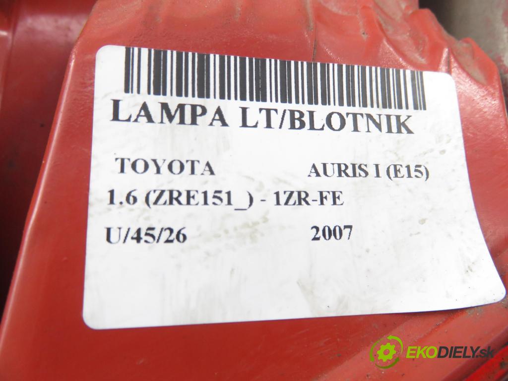 TOYOTA AURIS (_E15_) HB 2007 91,00 1.6 Dual-VVTi 124 - 1ZR-FE 1598,00 Svetlo ľavé zadné