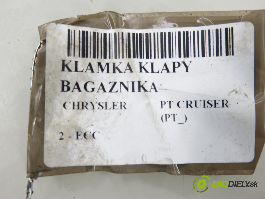 CHRYSLER PT CRUISER (PT_) MINIVAN 2001 104,00 2 - ECC 1996,00 Kľučka dverí kufor